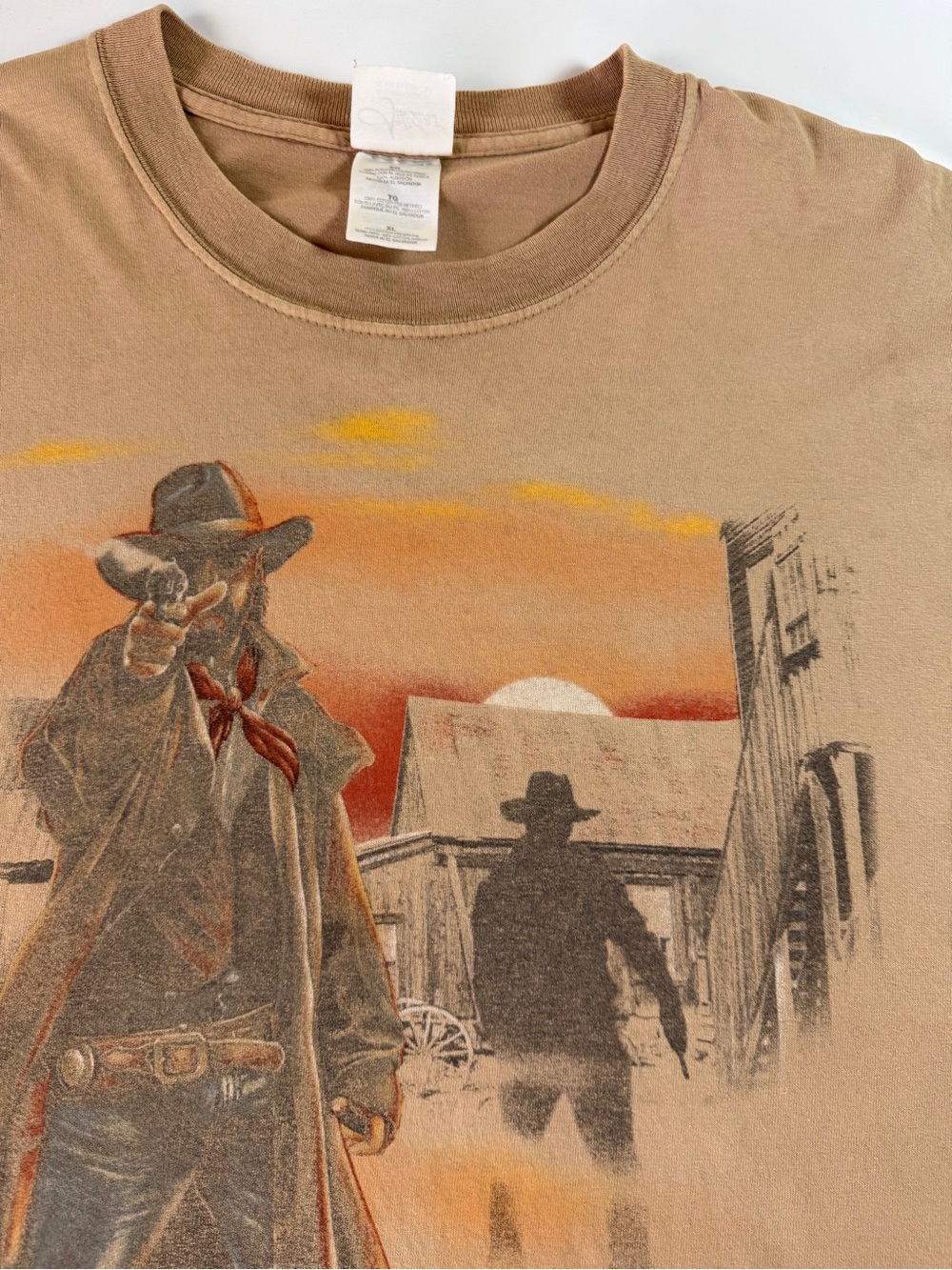 Artisan Tan Short-Sleeve Cowboy Graphic Tee